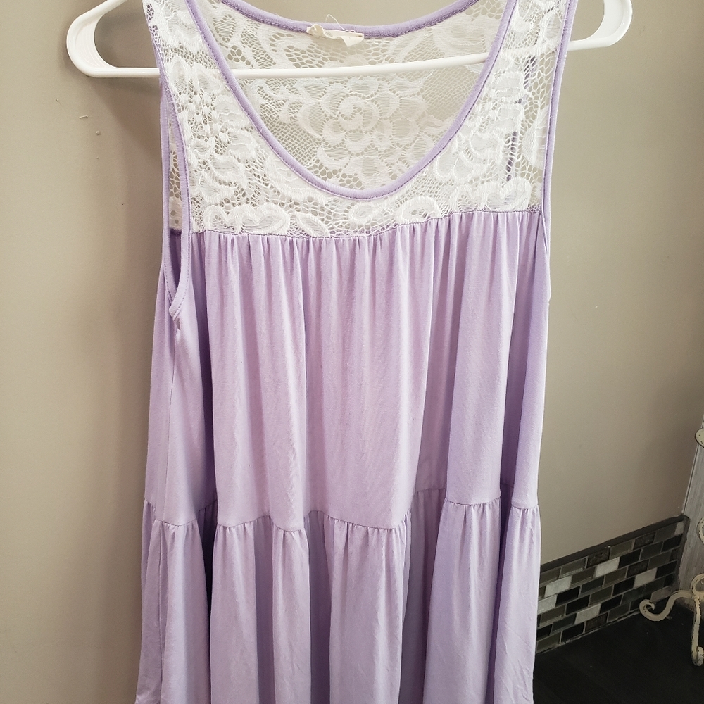 Lace tank